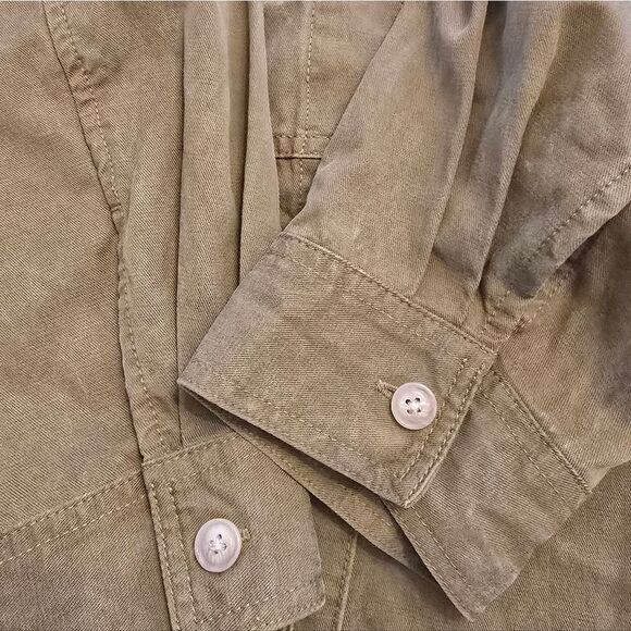 H&M Green Utility Oversized Shacket Size XS - Picture 10 of 13